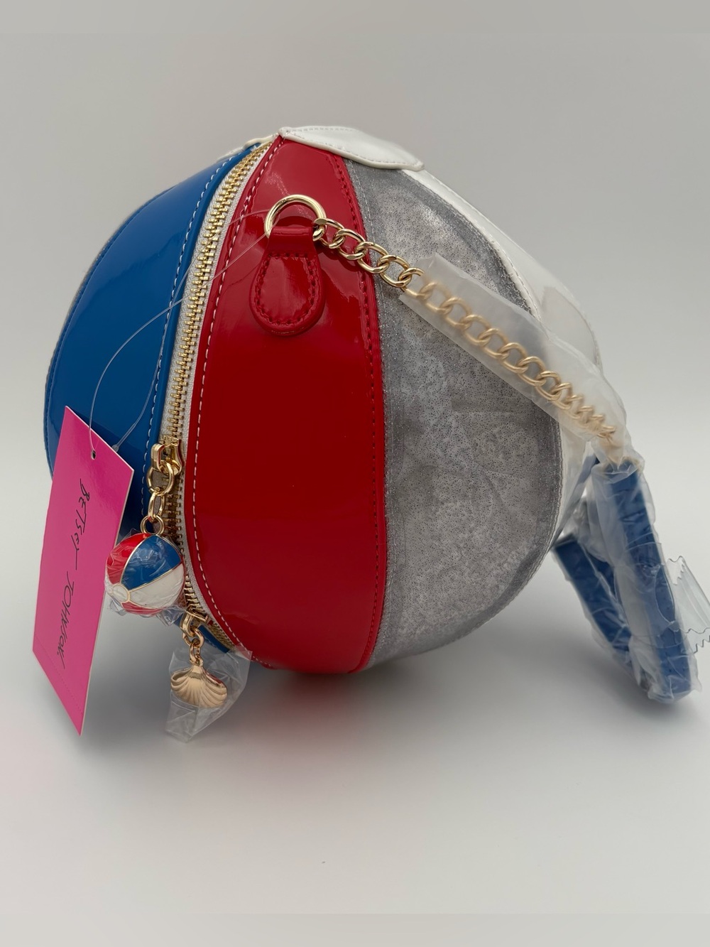 Betsey Johnson Havin A Ball Beach Ball Crossbody Purse NWT Summer 🏖️🇺🇸